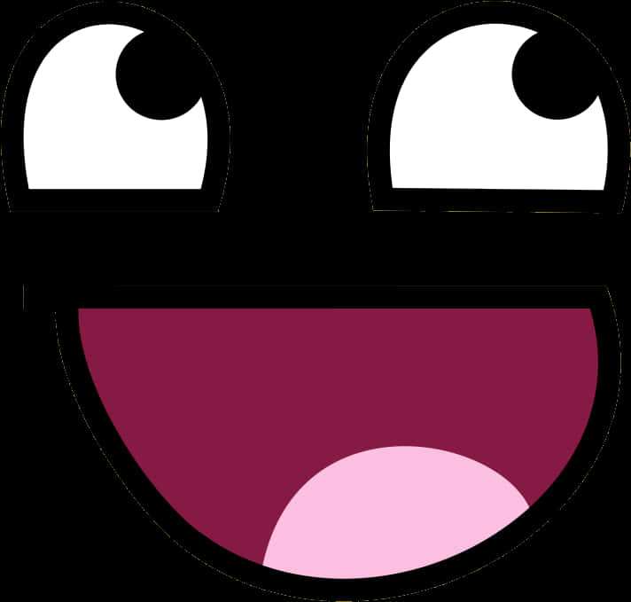 Cartoon Happy Face Graphic