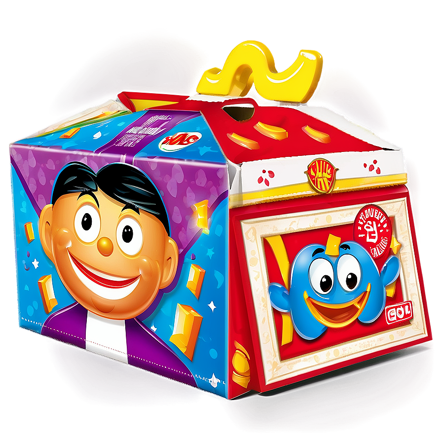 Cartoon Happy Meal Box Png 06212024