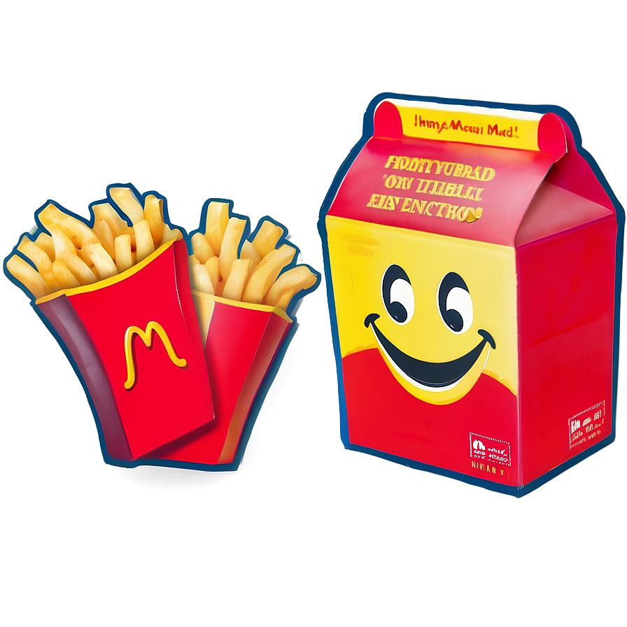 Cartoon Happy Meal Box Png 90