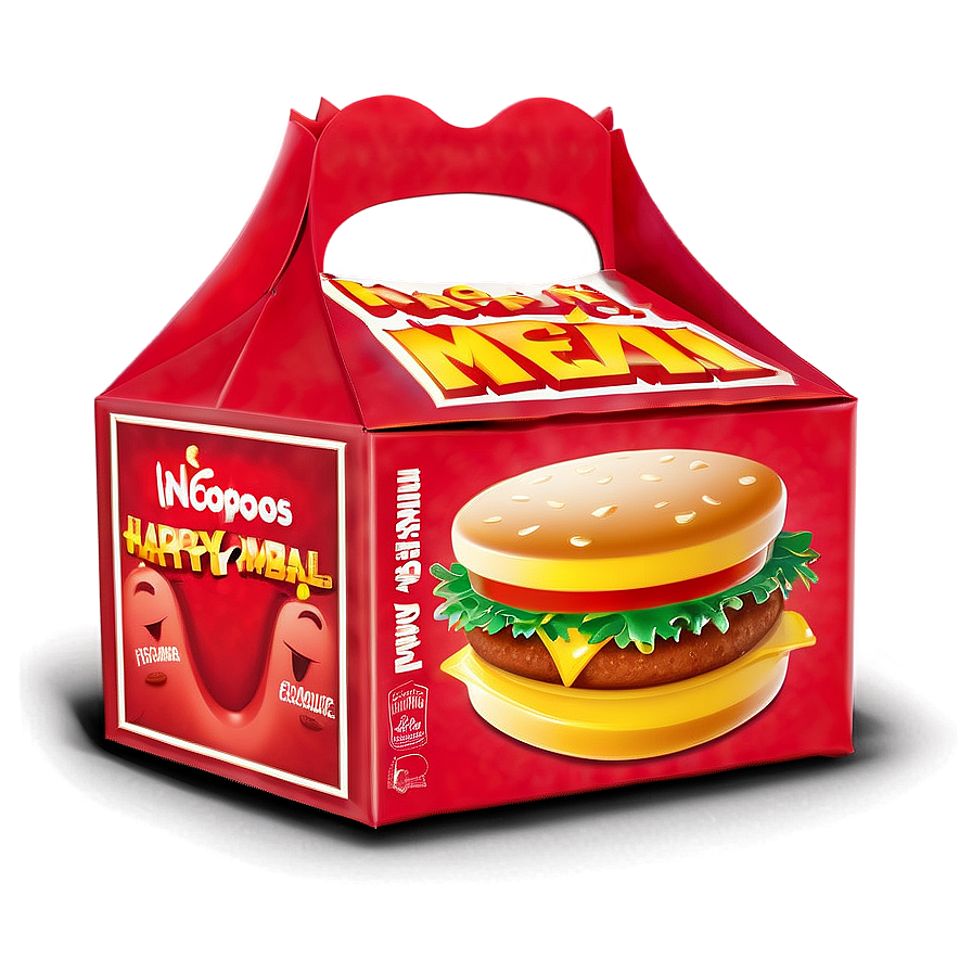 Cartoon Happy Meal Box Png Wji57