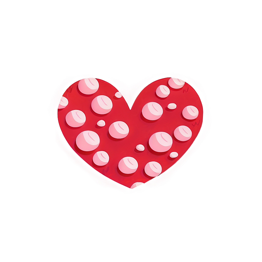 Cartoon Heart Pattern Png 06132024