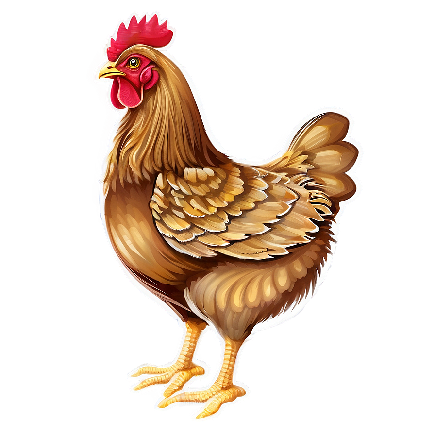 Cartoon Hen Png 06202024