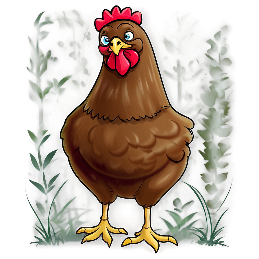 Cartoon Hen Png Loi