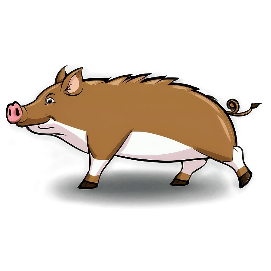 Cartoon Hog Png 06252024