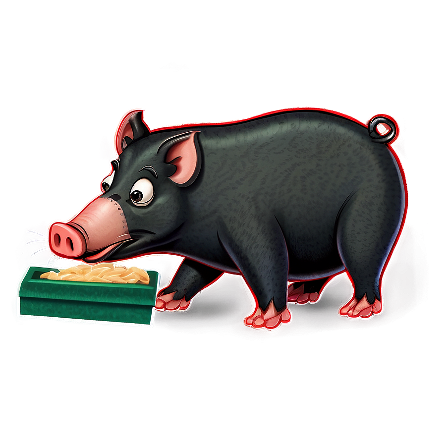 Cartoon Hog Png 80