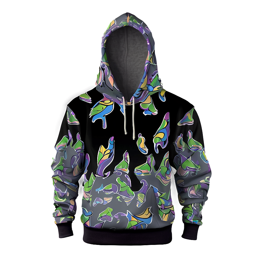 Cartoon Hoodie Design Template Png Mxe