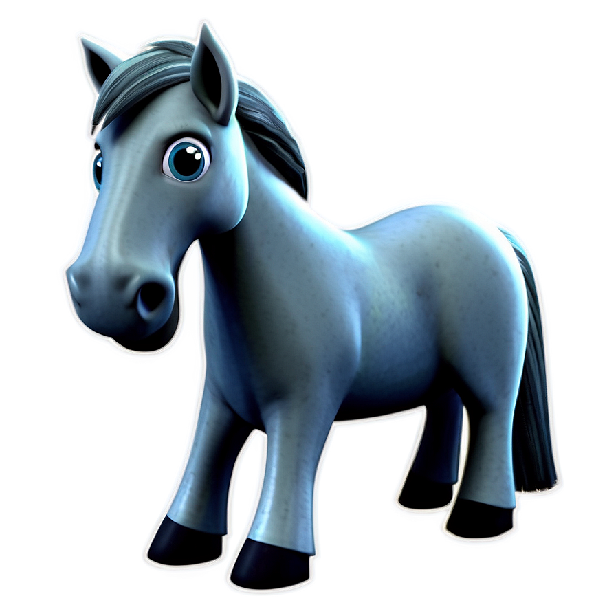 Cartoon Horse For Kids Png 31