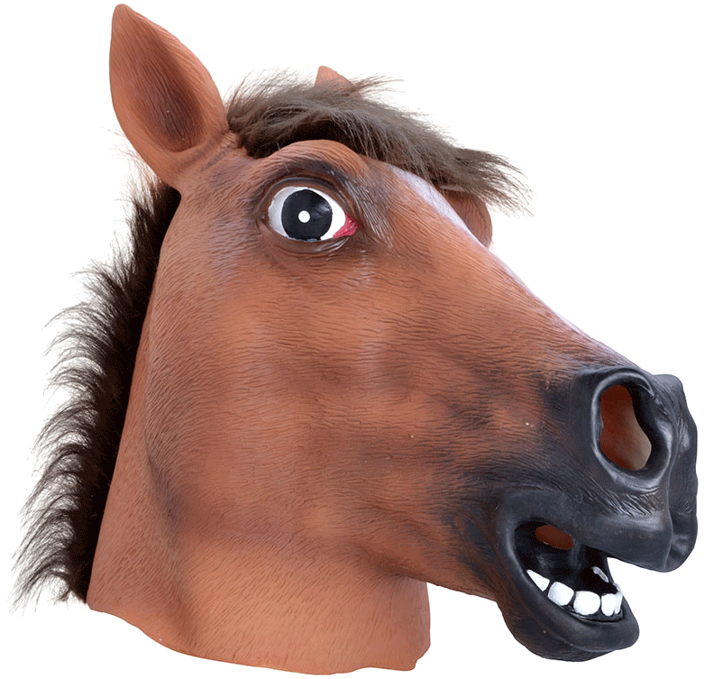 Cartoon Horse Head Expression