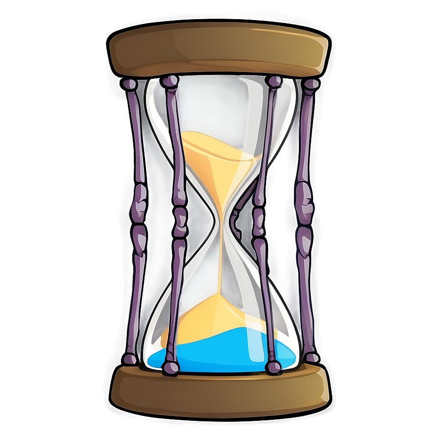 Cartoon Hourglass Cute Png 36