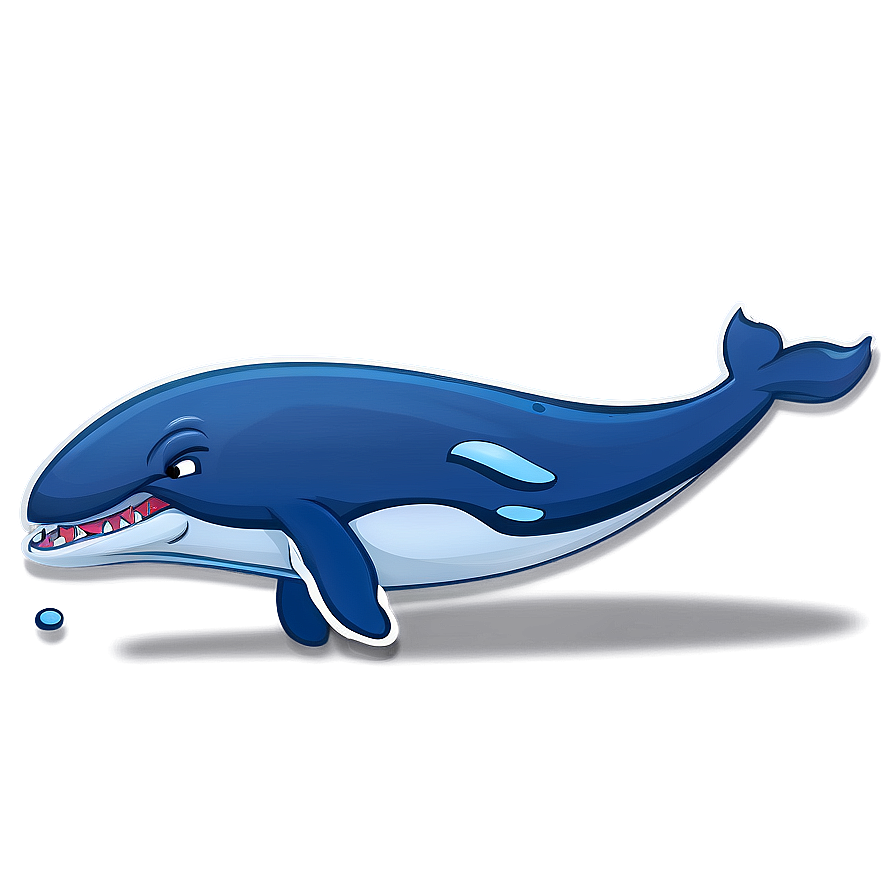 Cartoon Humpback Whale Character Png 44