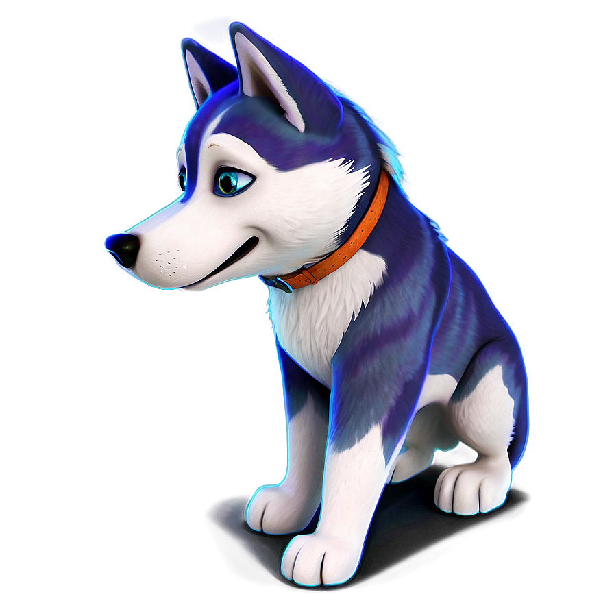 Cartoon Husky Character Png 06112024