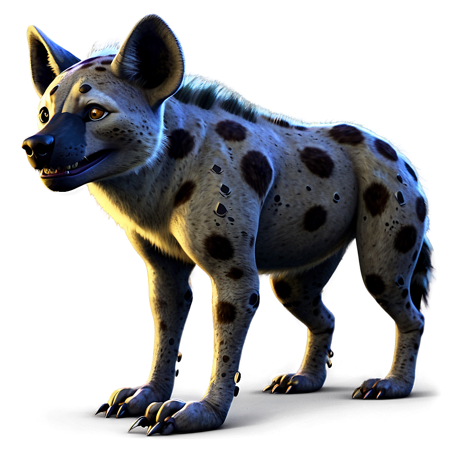 Cartoon Hyena Character Png Uqm34