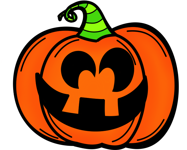 Cartoon Jack O Lantern Face.png