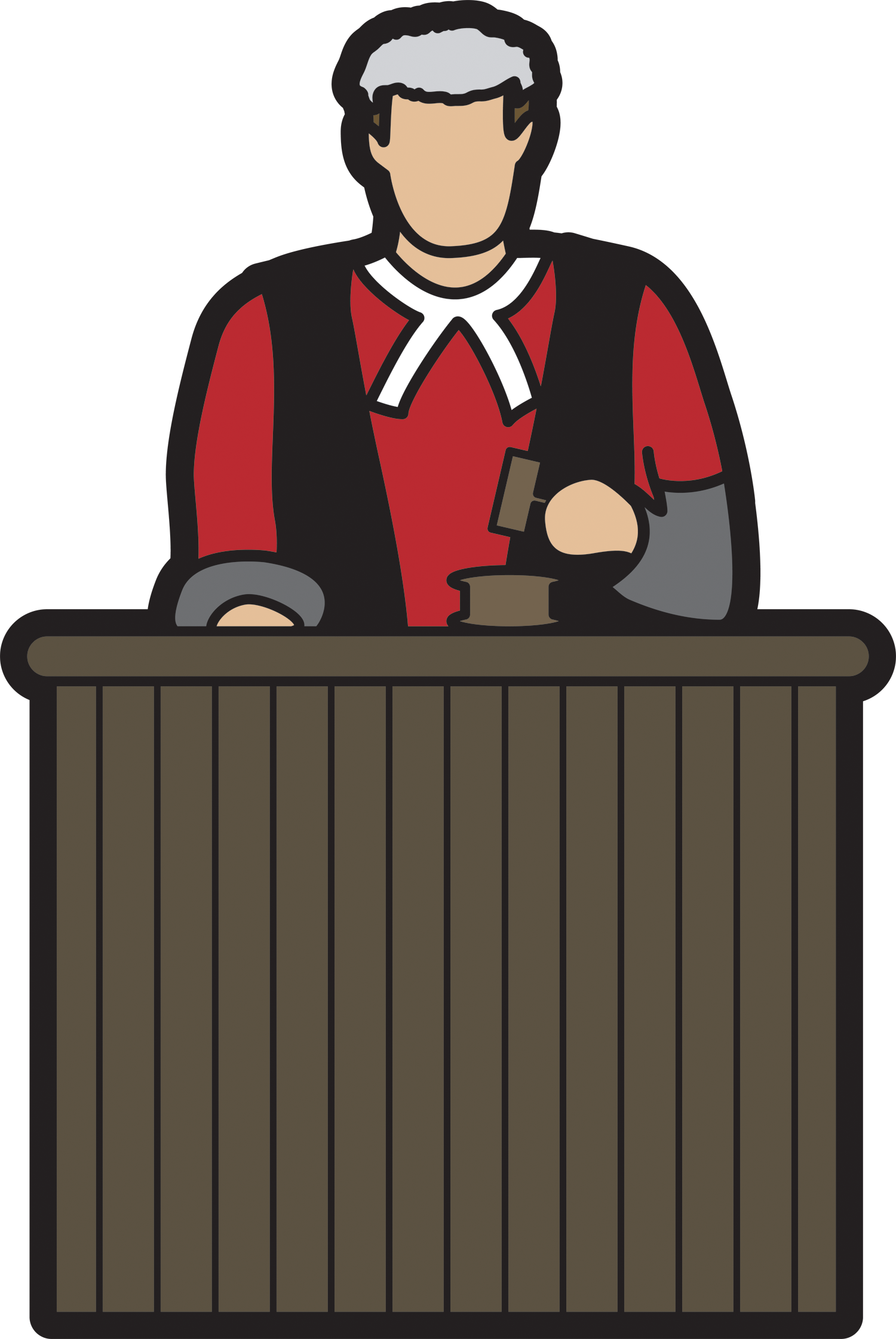 Cartoon Judgeat Bench