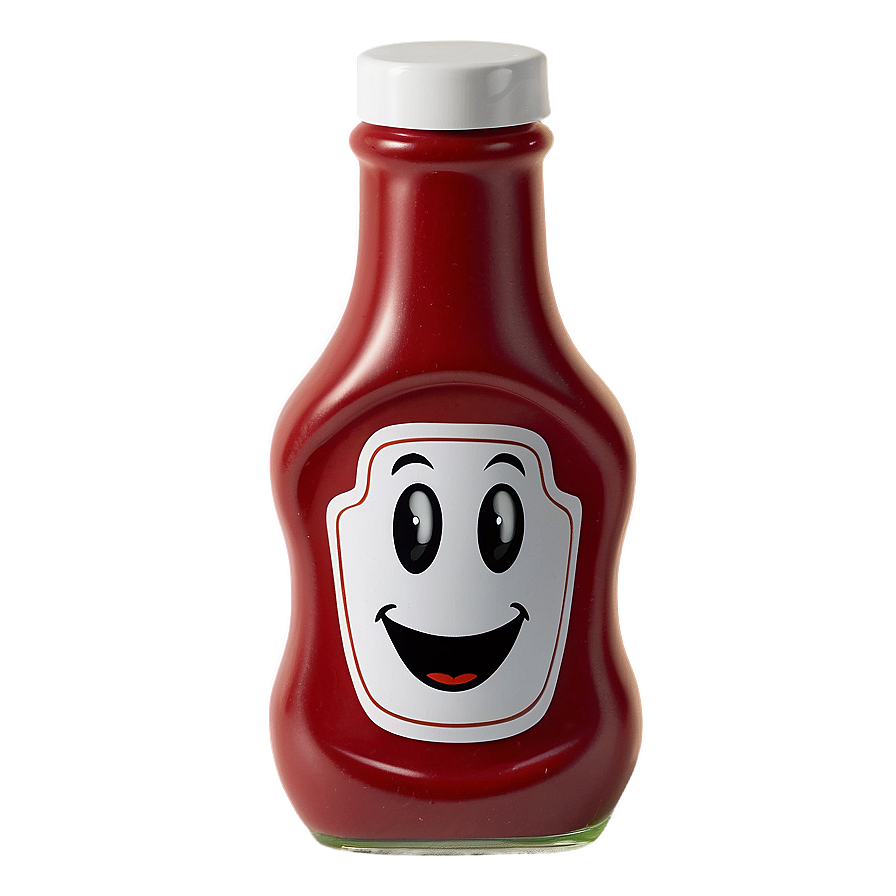 Cartoon Ketchup Bottle Png 38