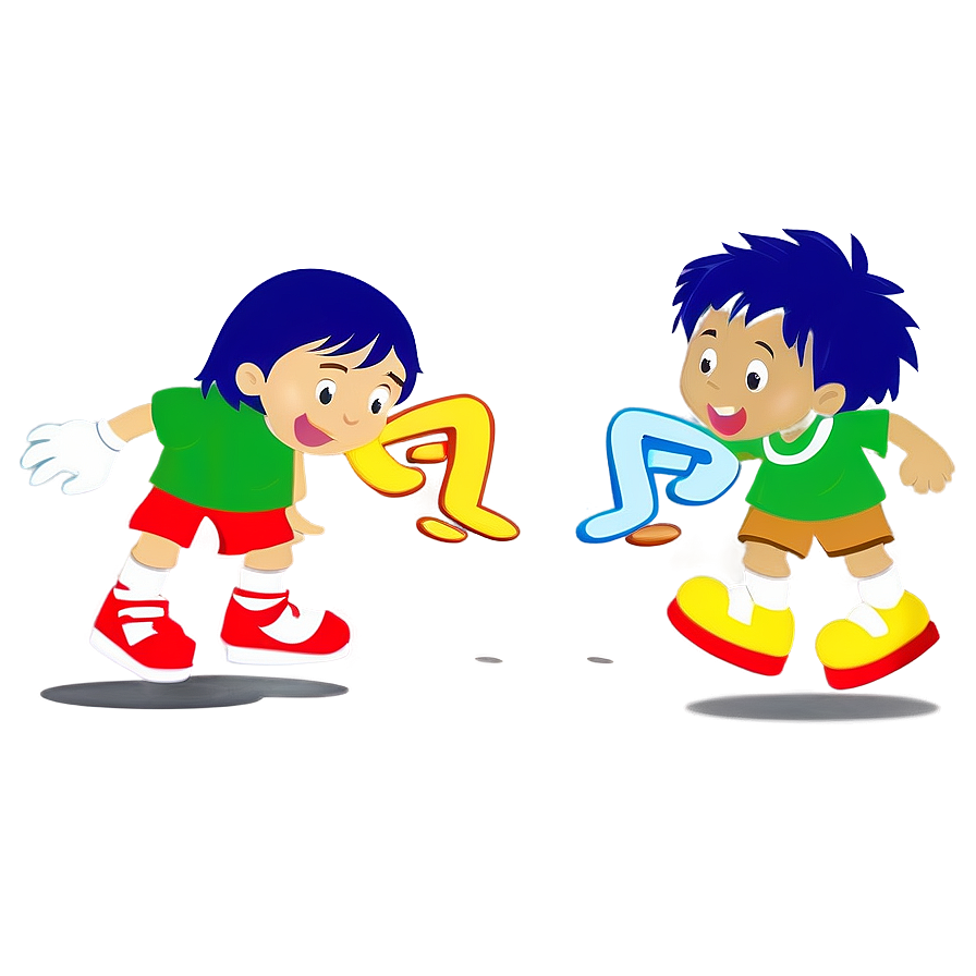 Cartoon Kids Playing Png Aiy37