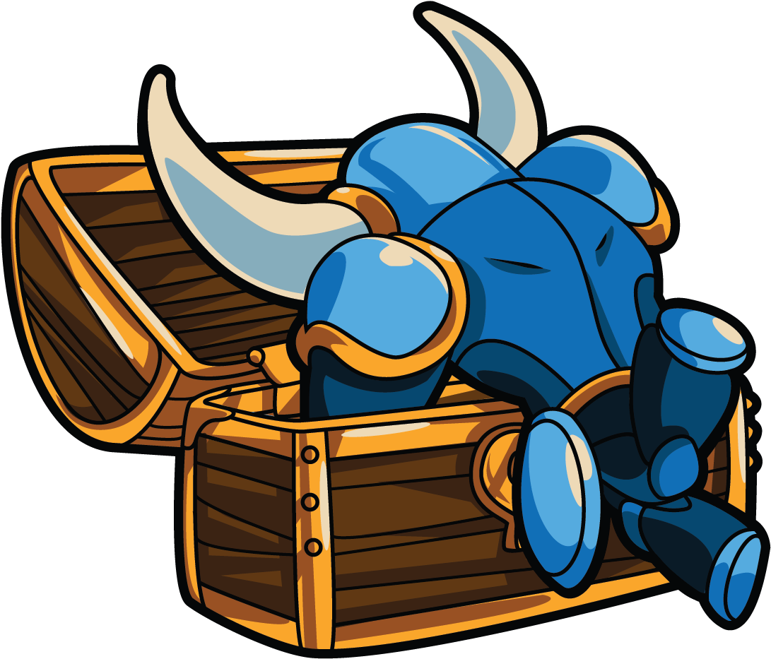 Cartoon Knight Armorin Treasure Chest