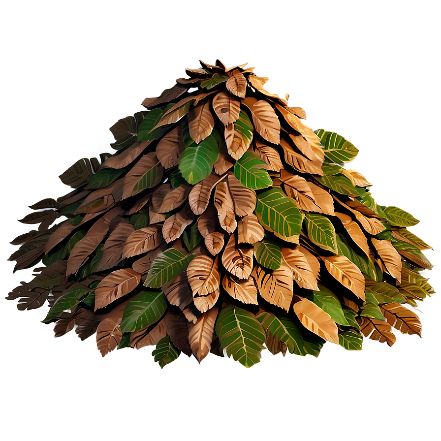 Cartoon Leaf Pile Png Blr26