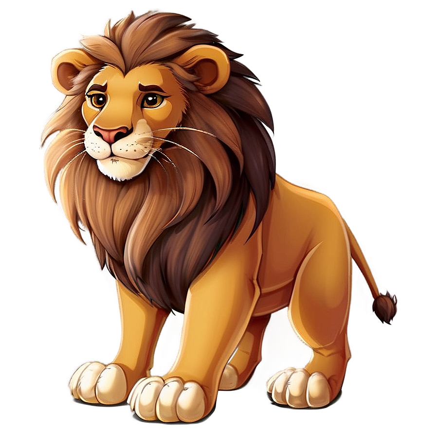 Cartoon Lion Cute Png 05032024