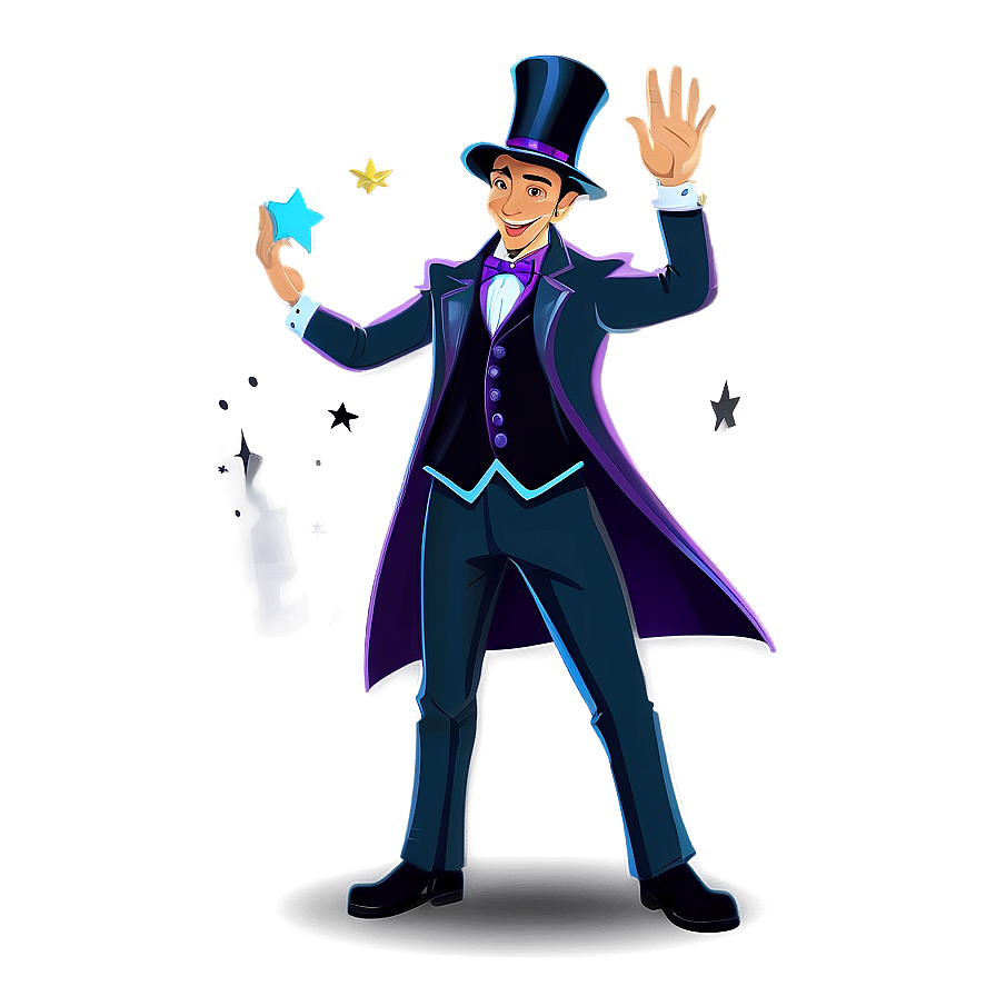 Cartoon Magician Character Png Hgm