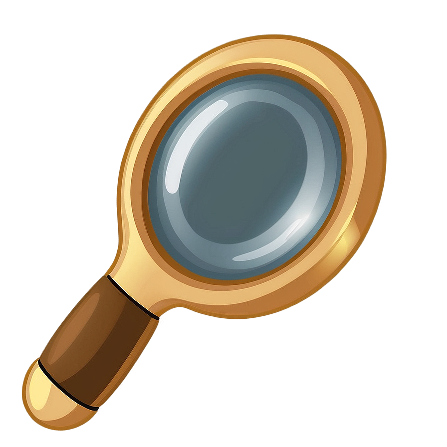 Cartoon Magnifying Glass Png Pnm