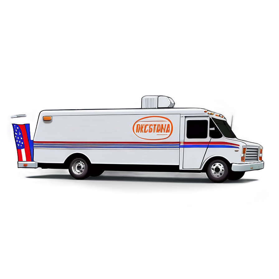 Cartoon Mail Truck Png Ijf46