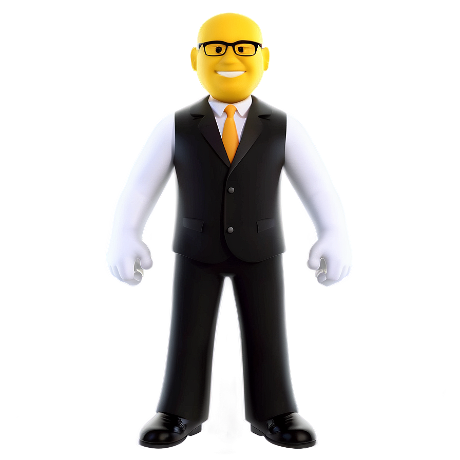 Cartoon Man Character Png 05042024