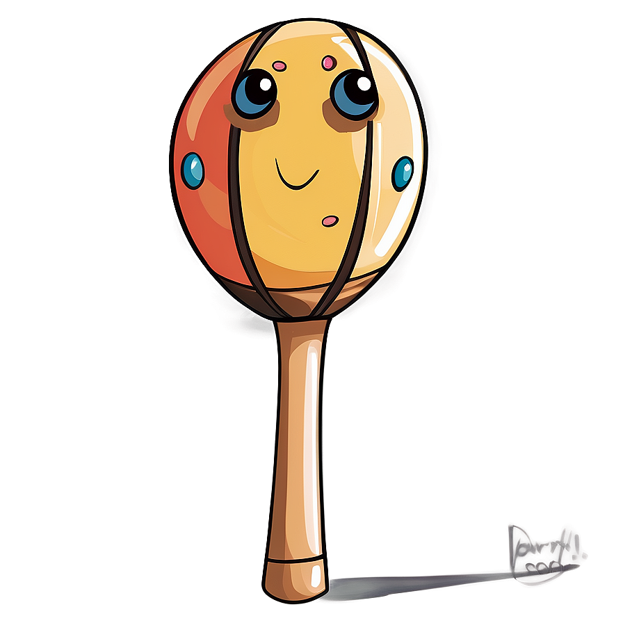 Cartoon Maraca Drawing Png Iww92