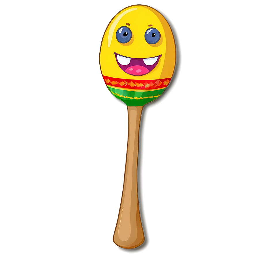 Cartoon Maraca Drawing Png Yaj