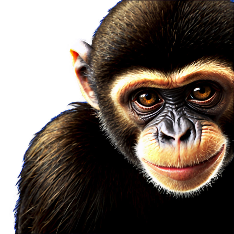 Cartoon Monkey Face Png 06272024