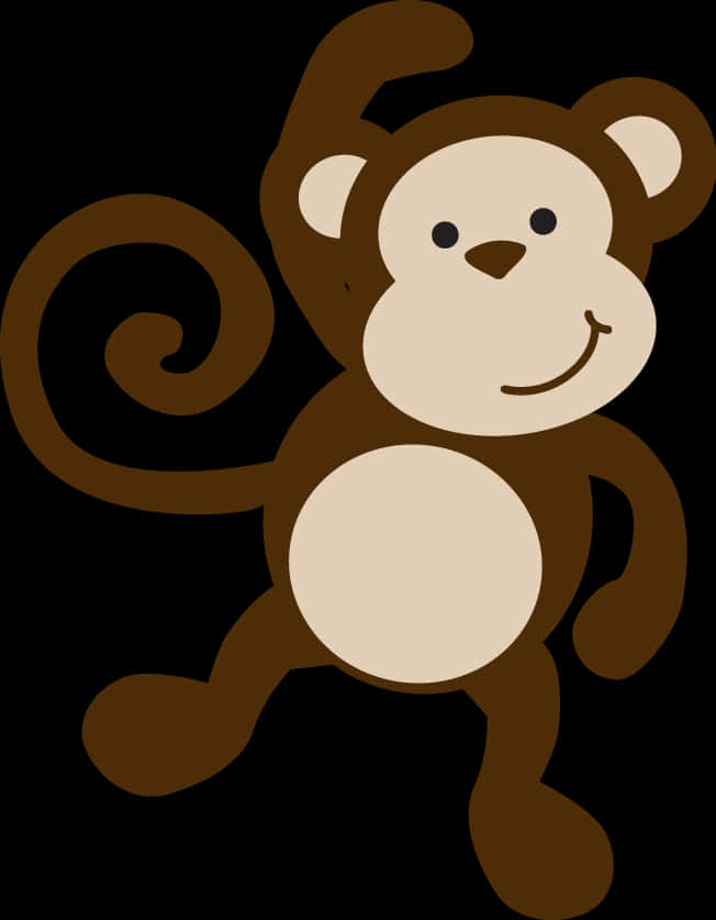 Cartoon Monkey Illustration