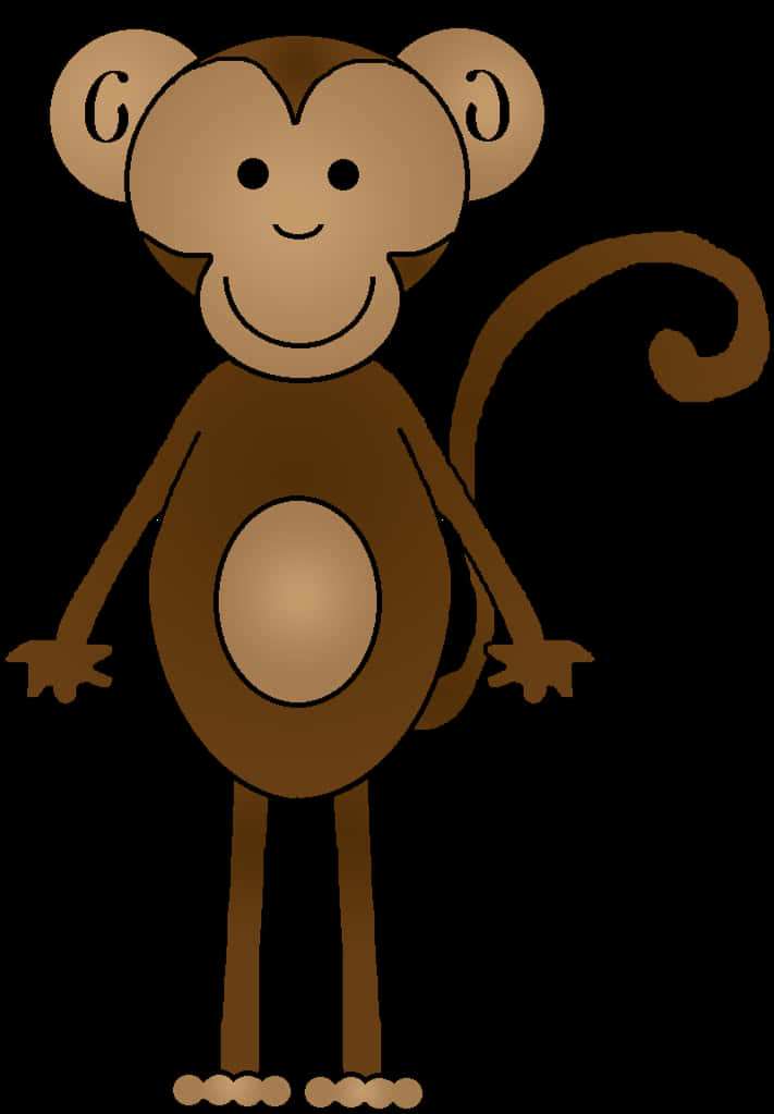 Cartoon Monkey Illustration