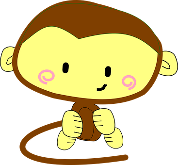 Cartoon Monkey Illustration