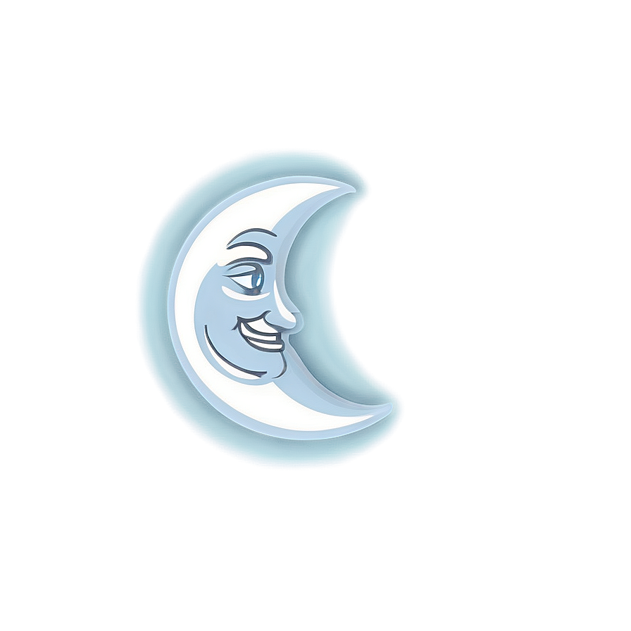 Cartoon Moon Transparent Png 05252024