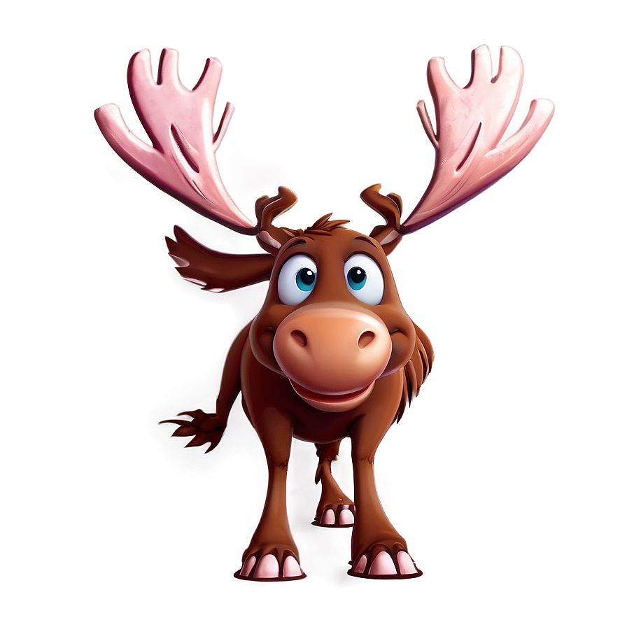 Cartoon Moose Character Png 05242024