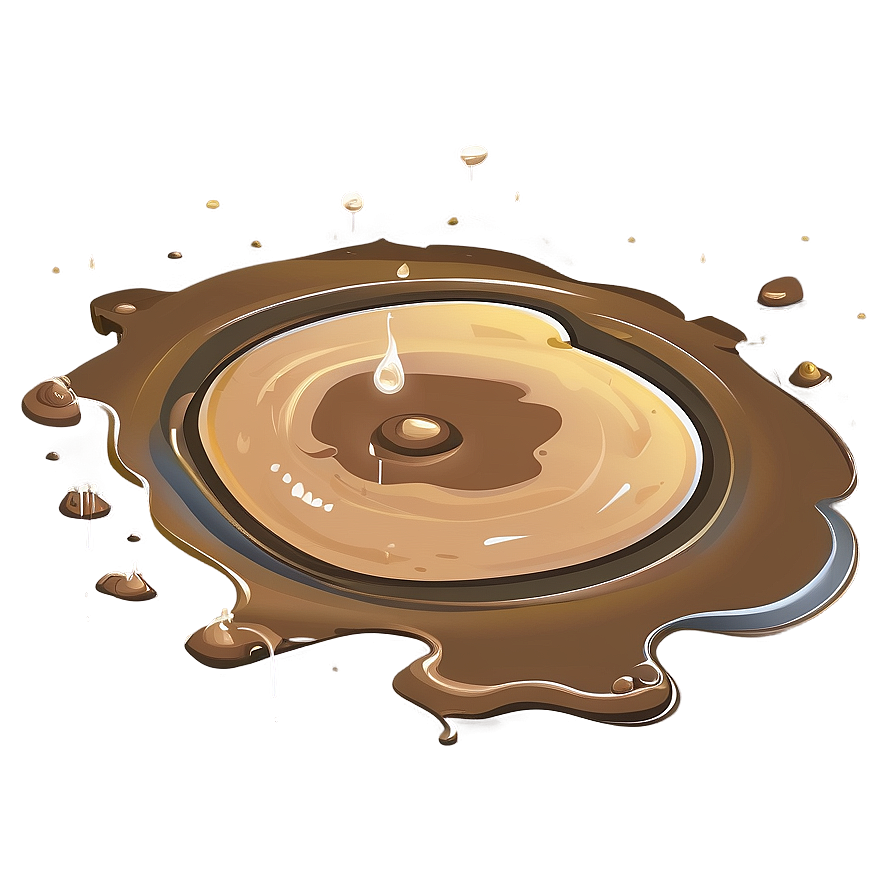 Cartoon Mud Puddle Png 06242024