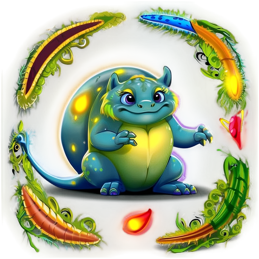 Cartoon Mystical Creatures Png 05062024