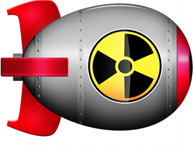 Cartoon Nuclear Bomb Icon