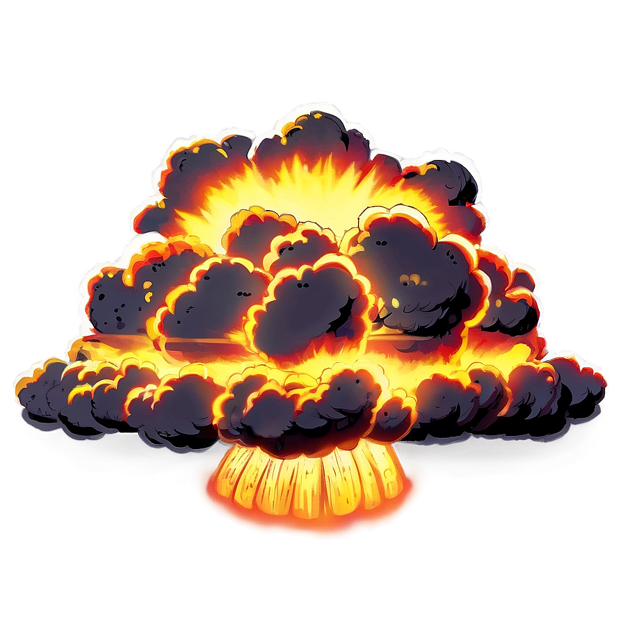 Cartoon Nuclear Explosion Png Wrr16