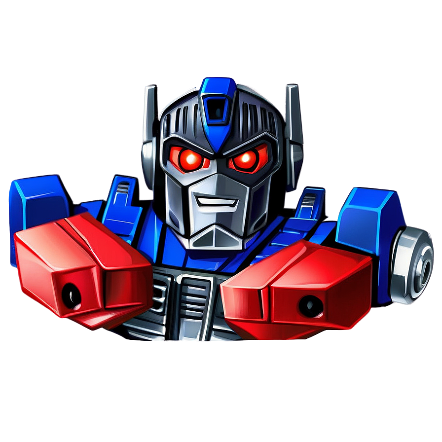 Cartoon Optimus Prime Character Png Qbp