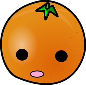 Cartoon Orange Character