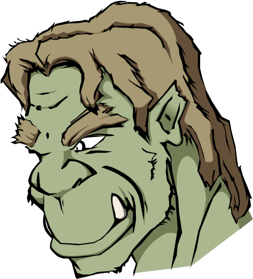 Cartoon Orc Portrait