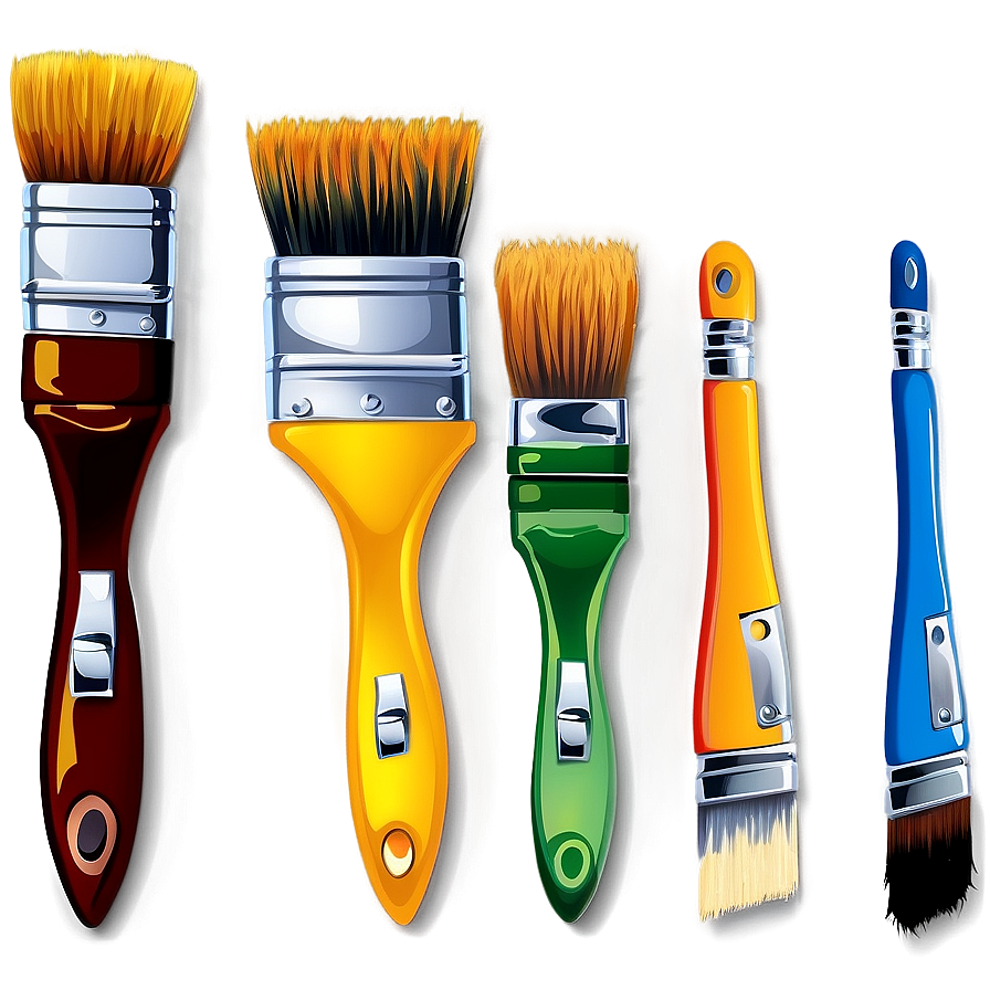 Cartoon Paint Brushes Png Rri