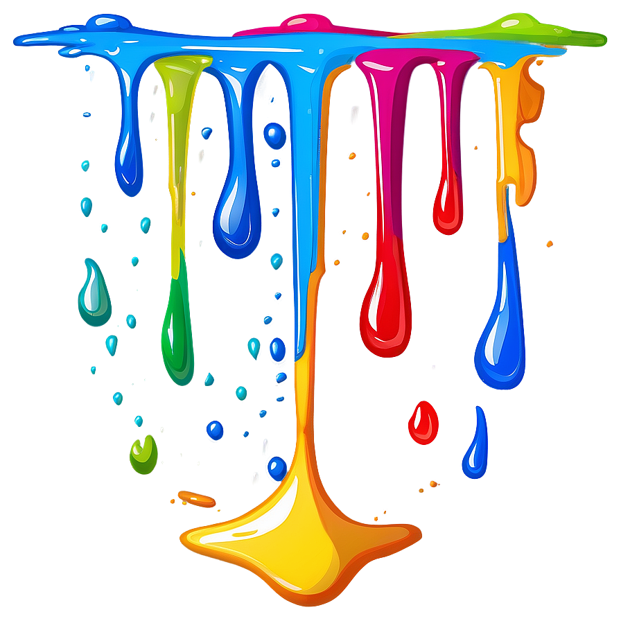 Cartoon Paint Drip Fun Png Cpx41