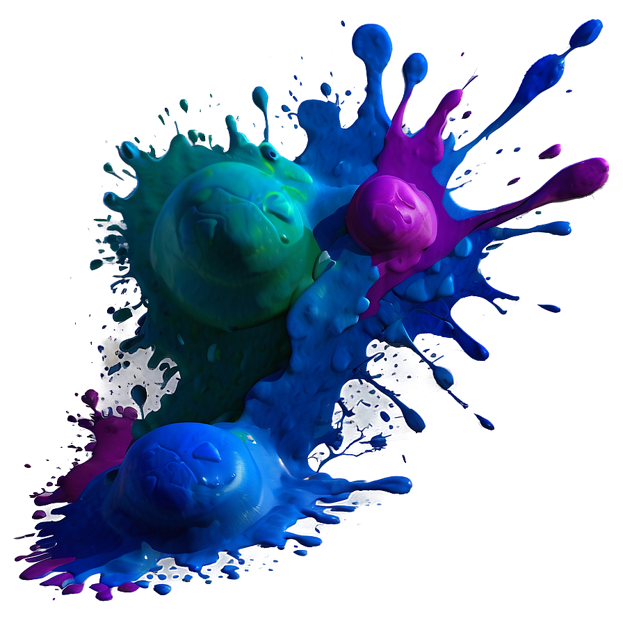 Cartoon Paint Splatter Png Ipk63