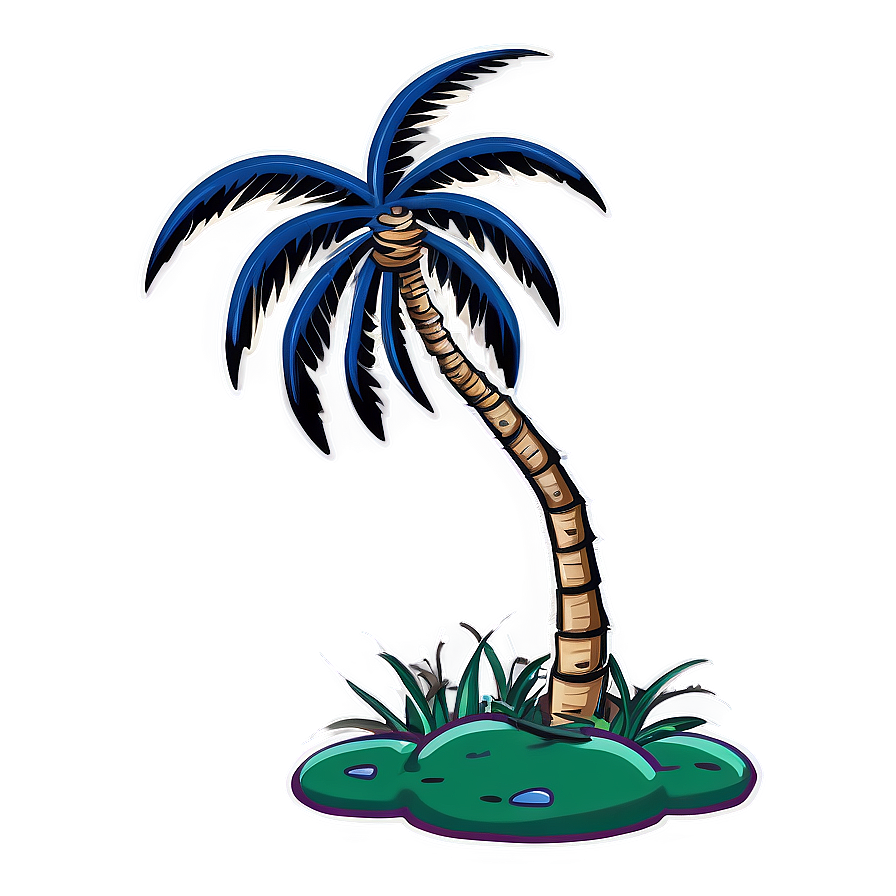 Cartoon Palm Tree Clipart Png 58