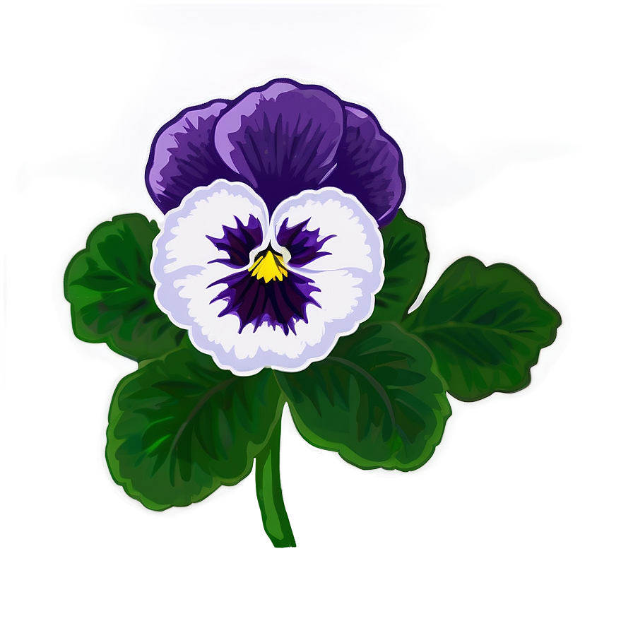 Cartoon Pansy Png 1