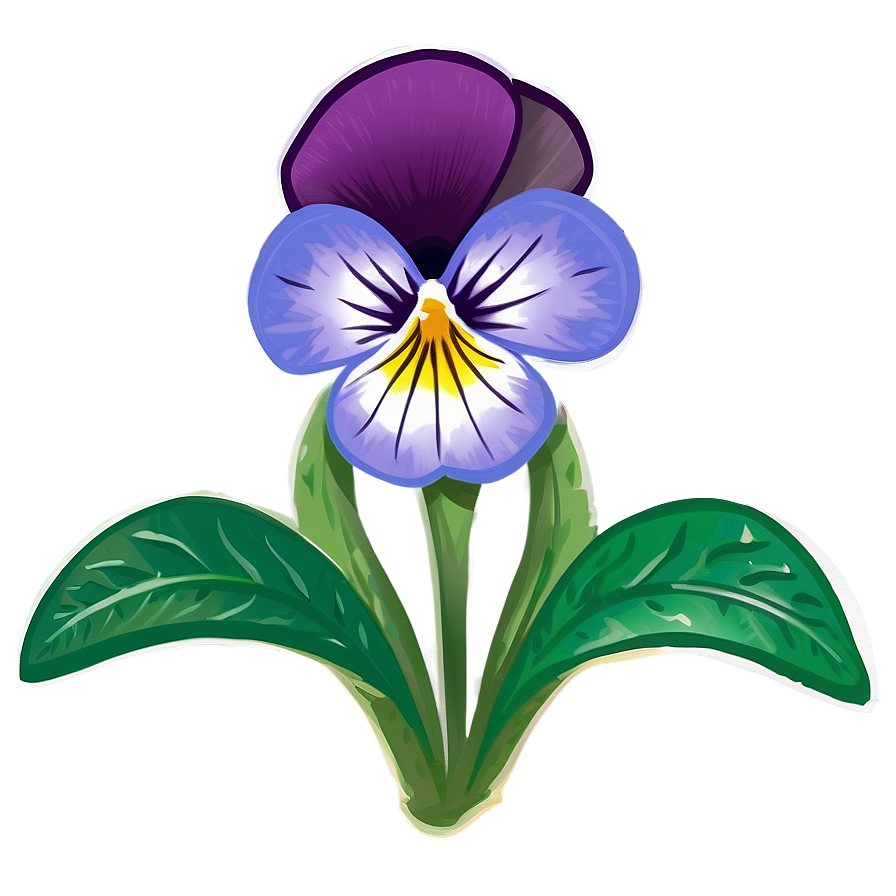 Cartoon Pansy Png Aoh