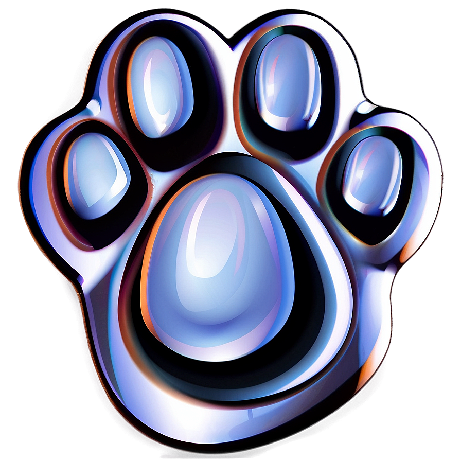 Cartoon Paw Print Png 05042024