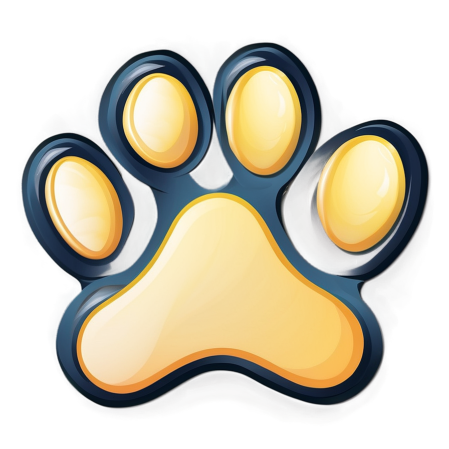 Cartoon Paw Print Png Gfk